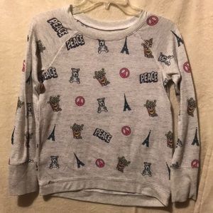 Justice Long Sleeve Top Size 14